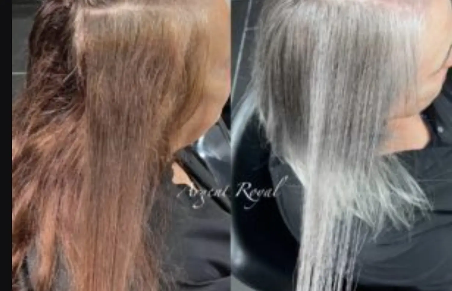 Vor und nach dem Haarschnitt von Evas Lockenbude